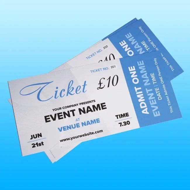 Tickets Printing Fareham